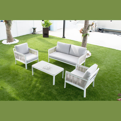 Panama Jack Santa Monica 4-Piece Seating Set - BetterPatio.com