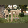 Panama Jack Austin 3-Piece Round Pub Table Set PJO-3801-HON-3PP