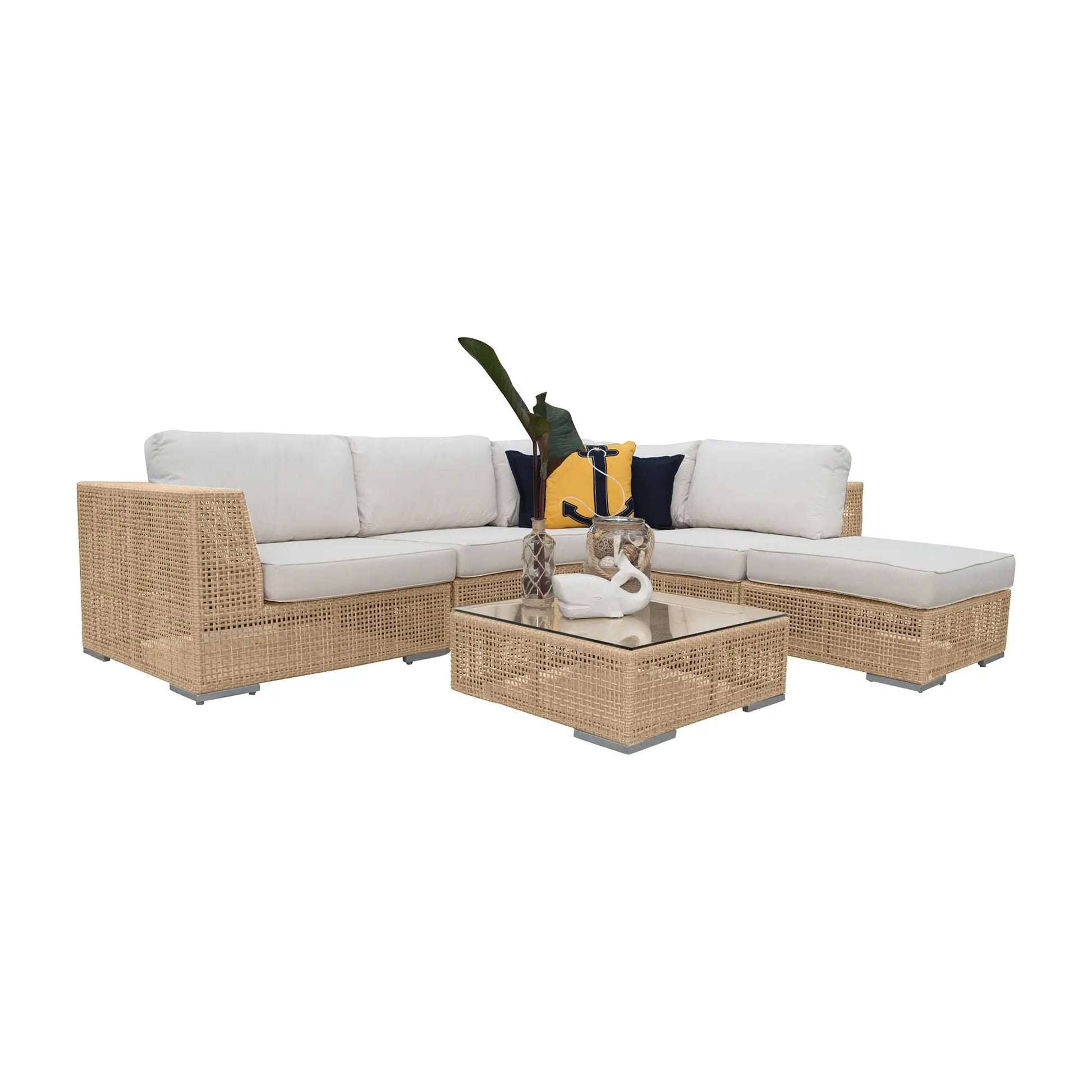Panama Jack Austin 6-Piece Sectional Set - BetterPatio.com