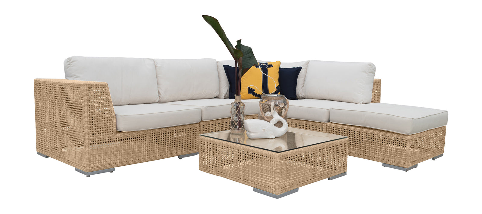 Panama Jack Austin 6-Piece Sectional Set - BetterPatio.com