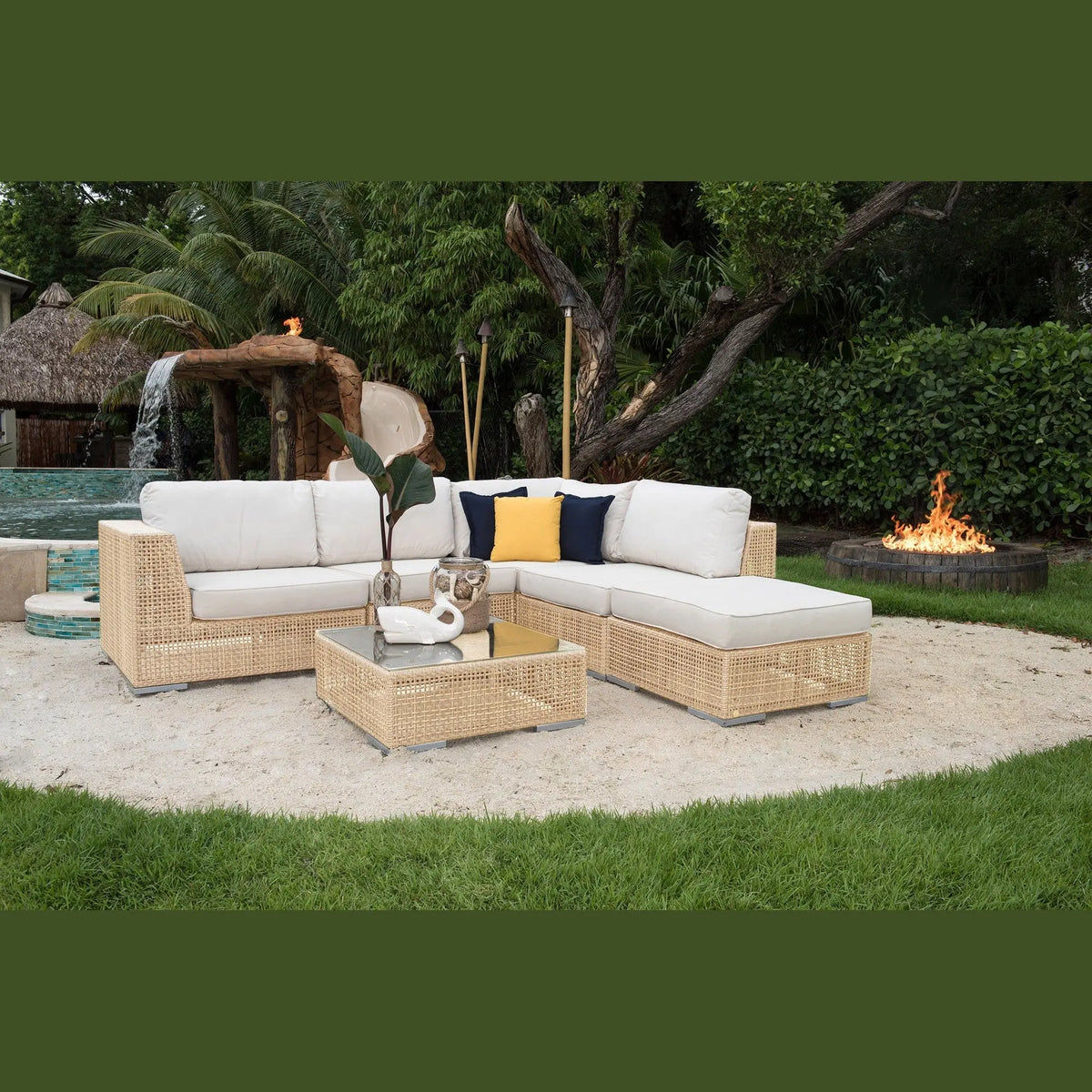 Panama Jack Austin 6-Piece Sectional Set - BetterPatio.com