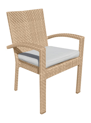 Panama Jack Austin Dining Armchairs with Cushions (Set of 2) - BetterPatio.com