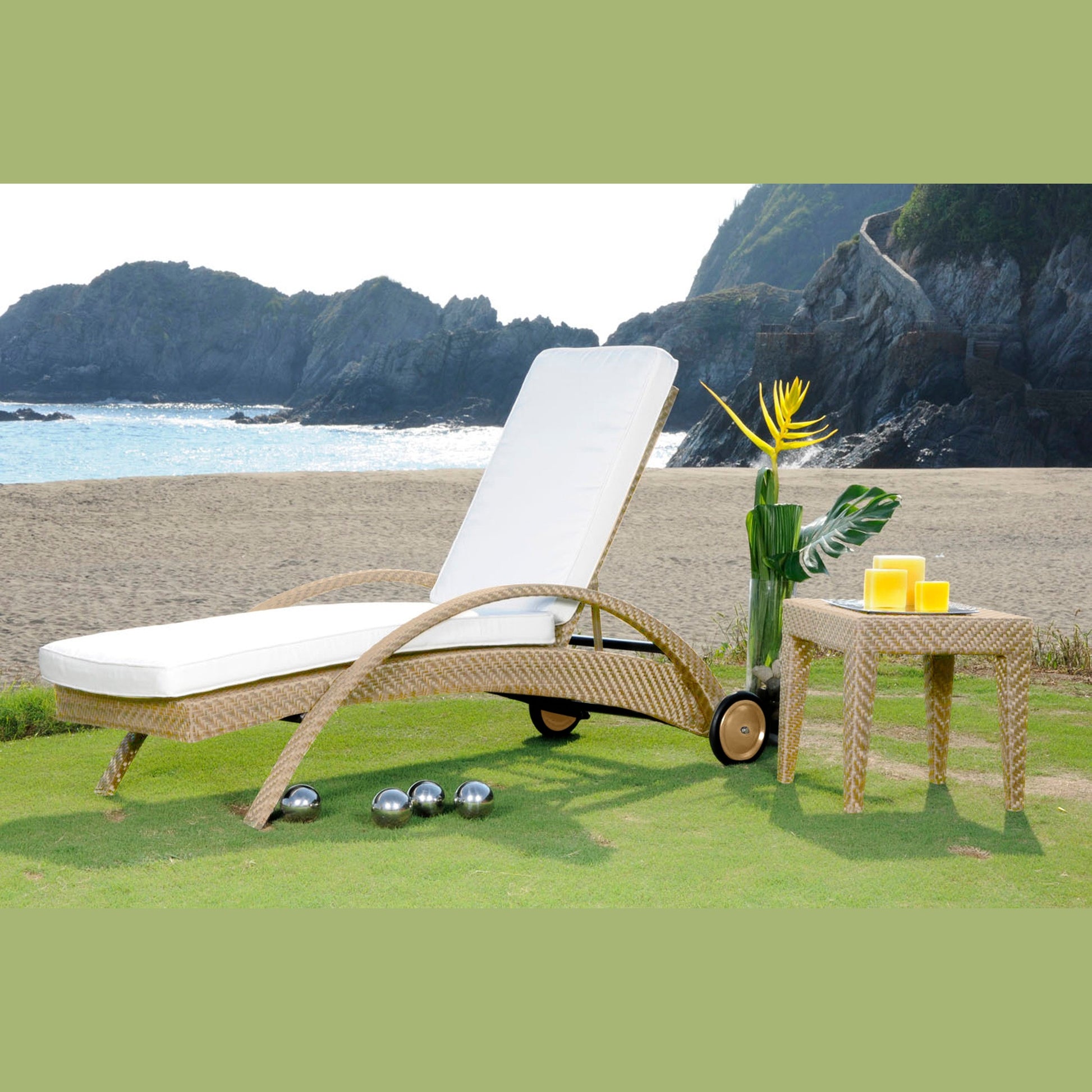 Panama Jack Austin Chaise Lounge with Cushion - BetterPatio.com
