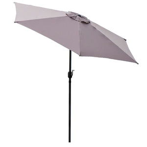 Panama Jack 9 ft Aluminum Patio Tilt Umbrella with Crank