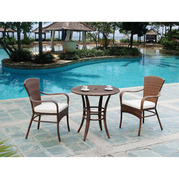 Panama Jack Key Biscayne 3 PC Bistro Set with cushions PJO-7001-ATQ-3PC