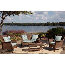 Panama Jack Key Biscayne 5 piece Seating Set with Cushion PJO-7001-ATQ-5PCS