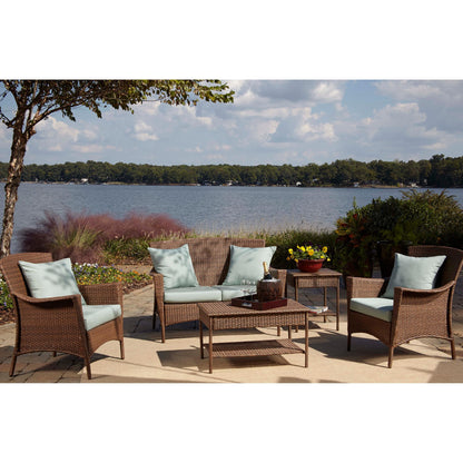 Panama Jack Key Biscayne 5 piece Seating Set with Cushion PJO-7001-ATQ-5PCS - BetterPatio.com