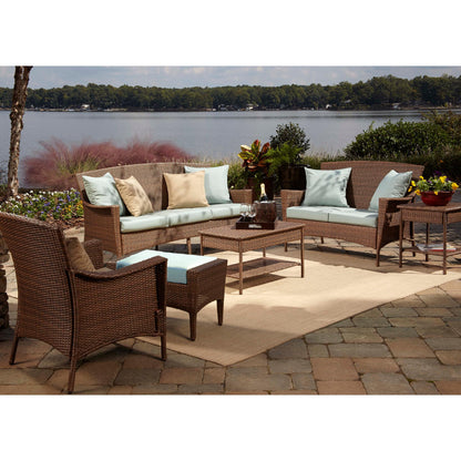 Panama Jack Key Biscayne 5 PC Seating Group with cushions PJO-7001-ATQ-5PLS - BetterPatio.com