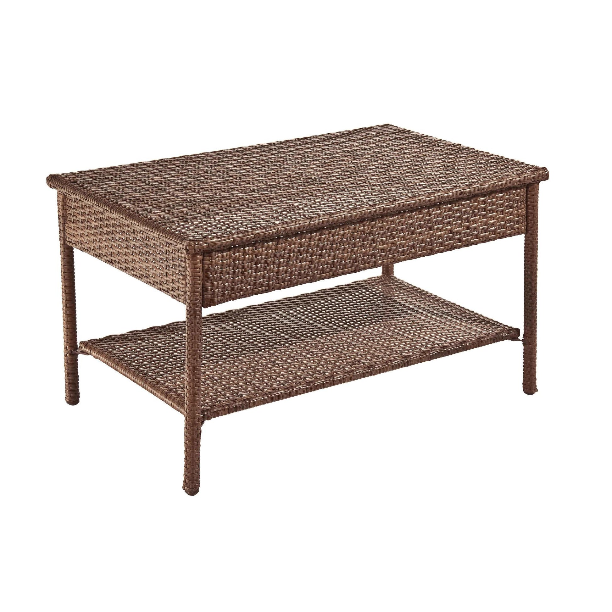 Panama Jack Key Biscayne Woven Coffee Table PJO-7001-ATQ-CT - BetterPatio.com