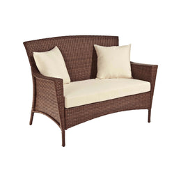 Panama Jack Key Biscayne Woven Loveseat with Cushion  PJO-7001-ATQ-LS