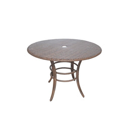 Panama Jack Key Biscayne Woven Round Dining Table PJO-7001-ATQ-RD