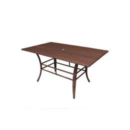 Panama Jack Key Biscayne Woven Rectangular Dining Table PJO-7001-ATQ-RT