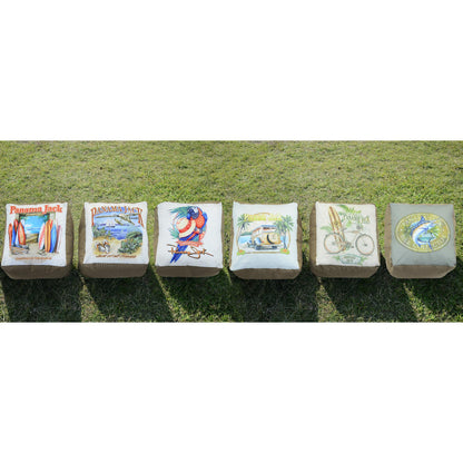 Panama Jack Bill Collector Pouf Ottoman PJO-9001-BIC-OT - BetterPatio.com