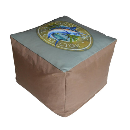Panama Jack Bill Collector Pouf Ottoman PJO-9001-BIC-OT - BetterPatio.com