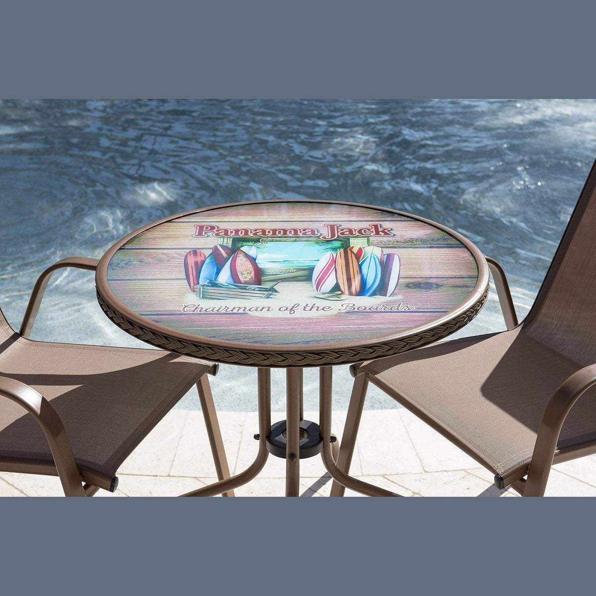 Panama Jack Café Chairman Of The Boards Bistro Table PJO-9001-ESP-BTC - BetterPatio.com