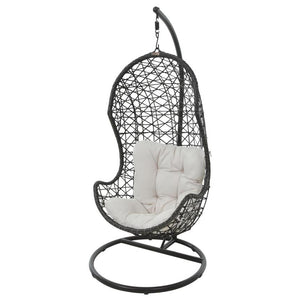 Panama Jack Hanging Chair w/Metal Stand & Cushions