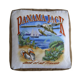 Panama Jack  of all Travels Pouf Ottoman PJO-9001-JAT-OT