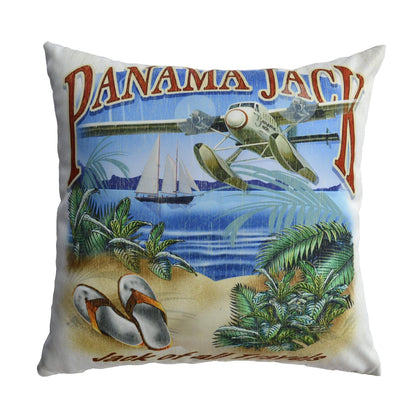 Panama Jack Set of 2 Jack of all Travels Throw Pillow PJO-9001-JAT-TP - BetterPatio.com