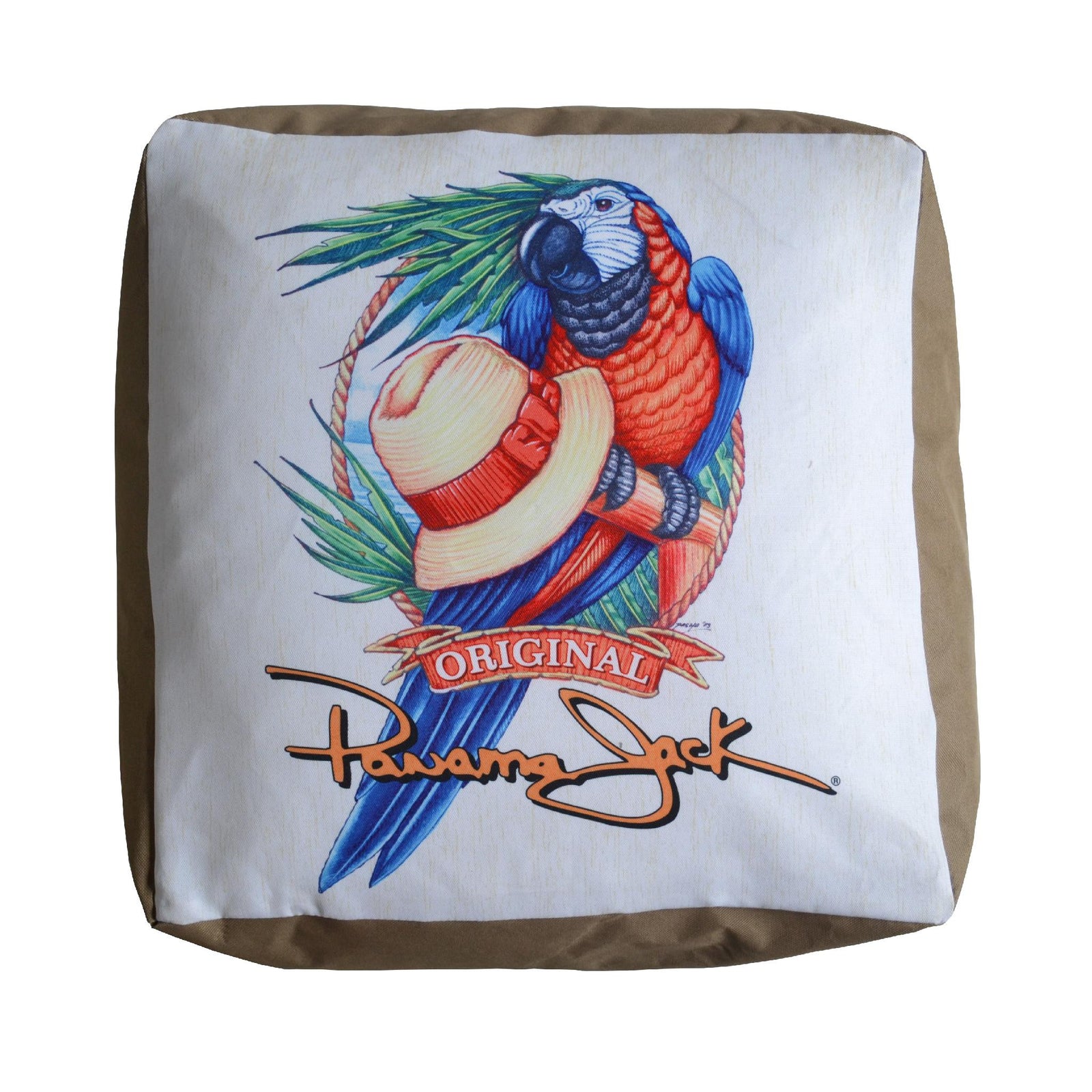 Panama Jack Parrot Pouf Ottoman PJO-9001-PP-OT - BetterPatio.com