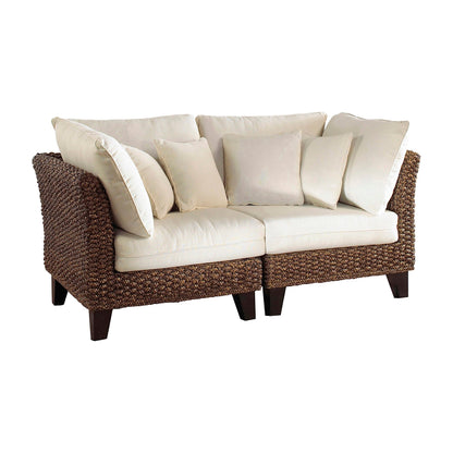 Panama Jack Sunroom Sanibel 2PC Loveseat Set with Cushions PJS-1001-ATQ-2PS - BetterPatio.com