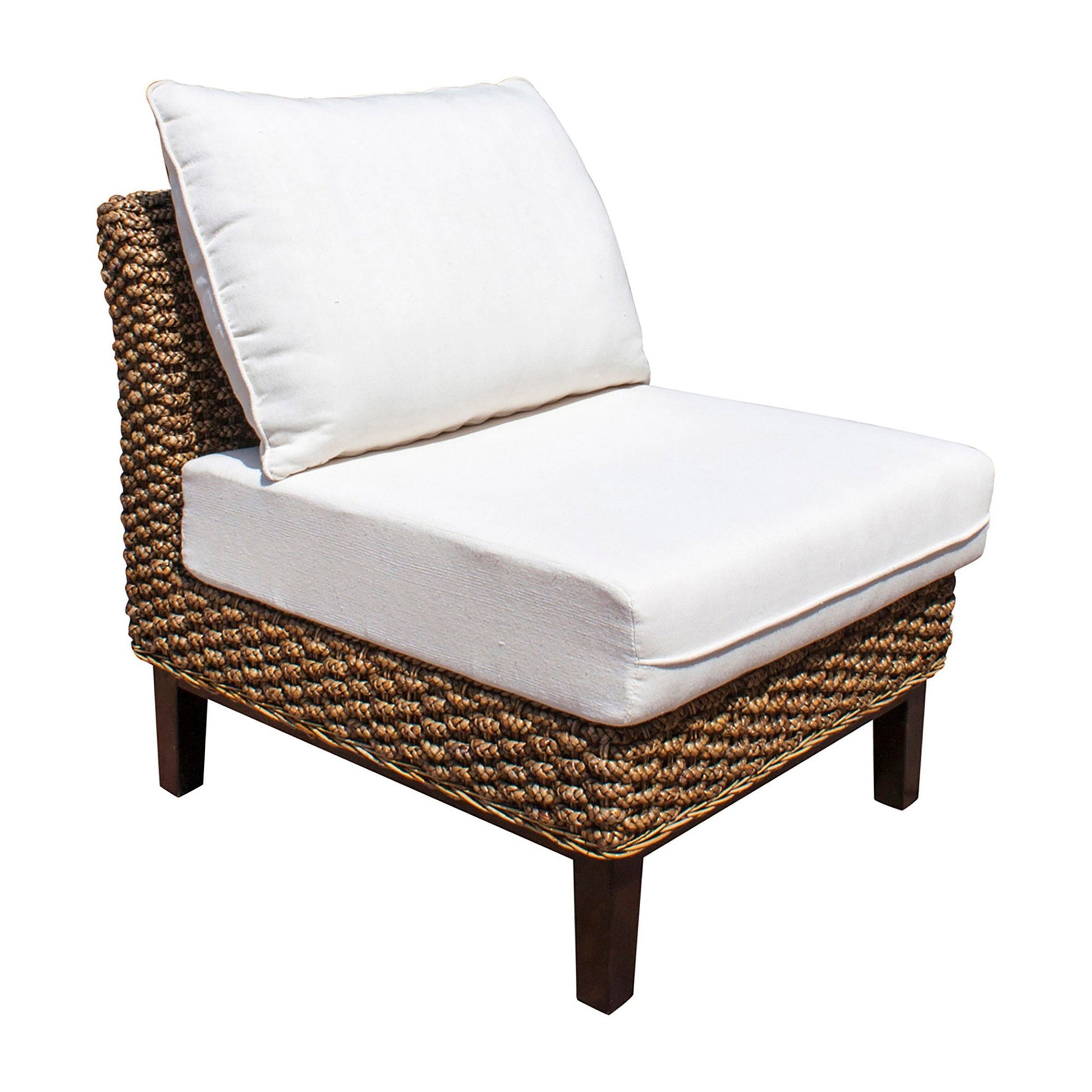 Panama Jack Sanibel Armless Chair with Cushions PJS-1001-ATQ-A - BetterPatio.com