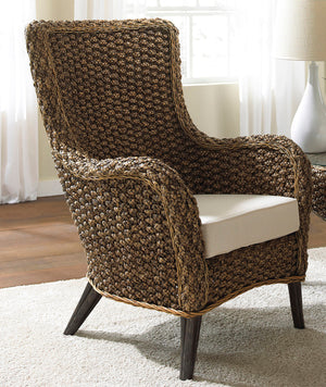 Panama Jack Sunroom Sanibel Lounge Chair with Cushion PJS-1001-ATQ-LC - BetterPatio.com