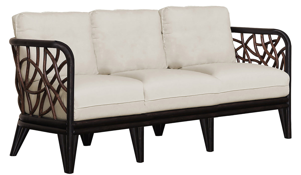 Panama Jack Sunroom Trinidad Sofa with Cushions PJS-1401-BLK-S - BetterPatio.com