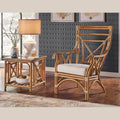 Panama Jack Sunroom Plantation Bay 2 PC Occasional Chair Set with Cushions PJS-1501-HON-2CE