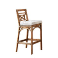 Panama Jack Sunroom Plantation Bay Barstool with Cushion PJS-1501-HON-BS