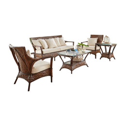 Panama Jack Espresso 5 Pc Seating Set PJS-1601-ATQ-5PS