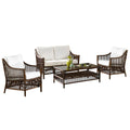 Panama Jack Bora Bora 4-Piece Living Set with Cushions