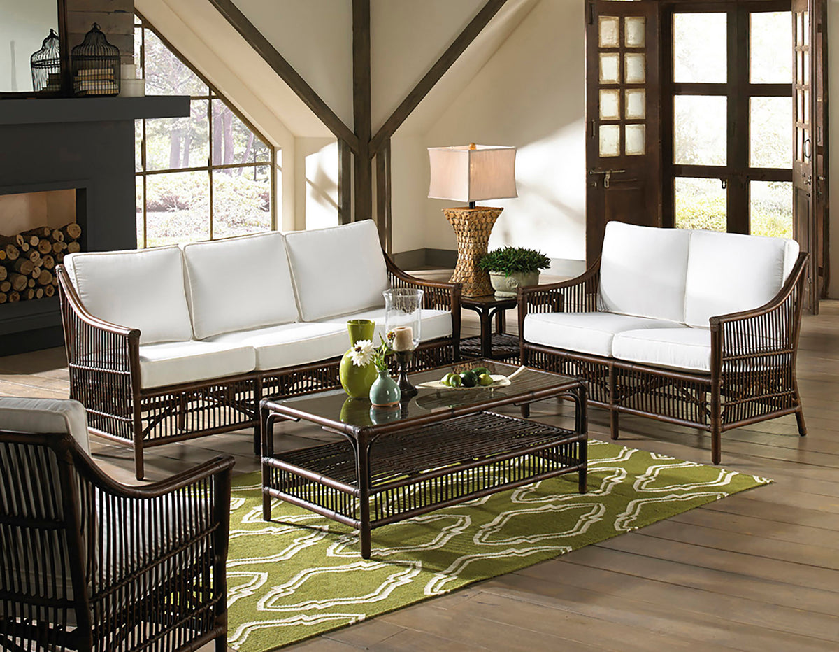 Panama Jack Sunroom Bora Bora 5 PC Living Set with Cushions  PJS-2001-ATQ-5PS - BetterPatio.com