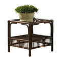 Panama Jack Bora Bora End Table with Glass
