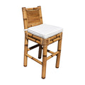 Panama Jack Sunroom Kauai Bamboo Barstool with Cushion PJS-4001-NAT-BS
