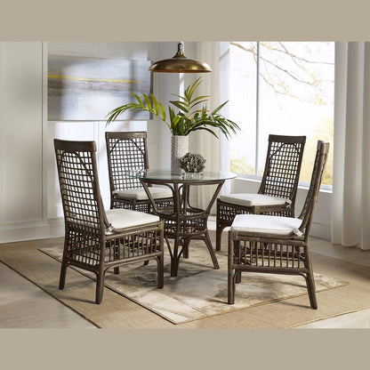 Panama Jack Sunroom Millbrook 6 PC Dining Set with Cushions PJS-7001-KBU-6PD - BetterPatio.com