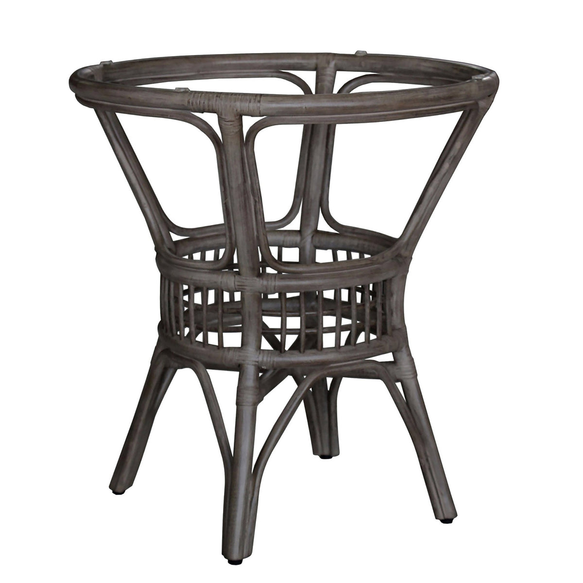 Panama Jack Sunroom Millbrook Stackable Dining Base with Glass PJS-7001-KBU-B-GL - BetterPatio.com