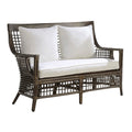 Panama Jack Sunroom Millbrook Loveseat with Cushions PJS-7001-KBU-LS