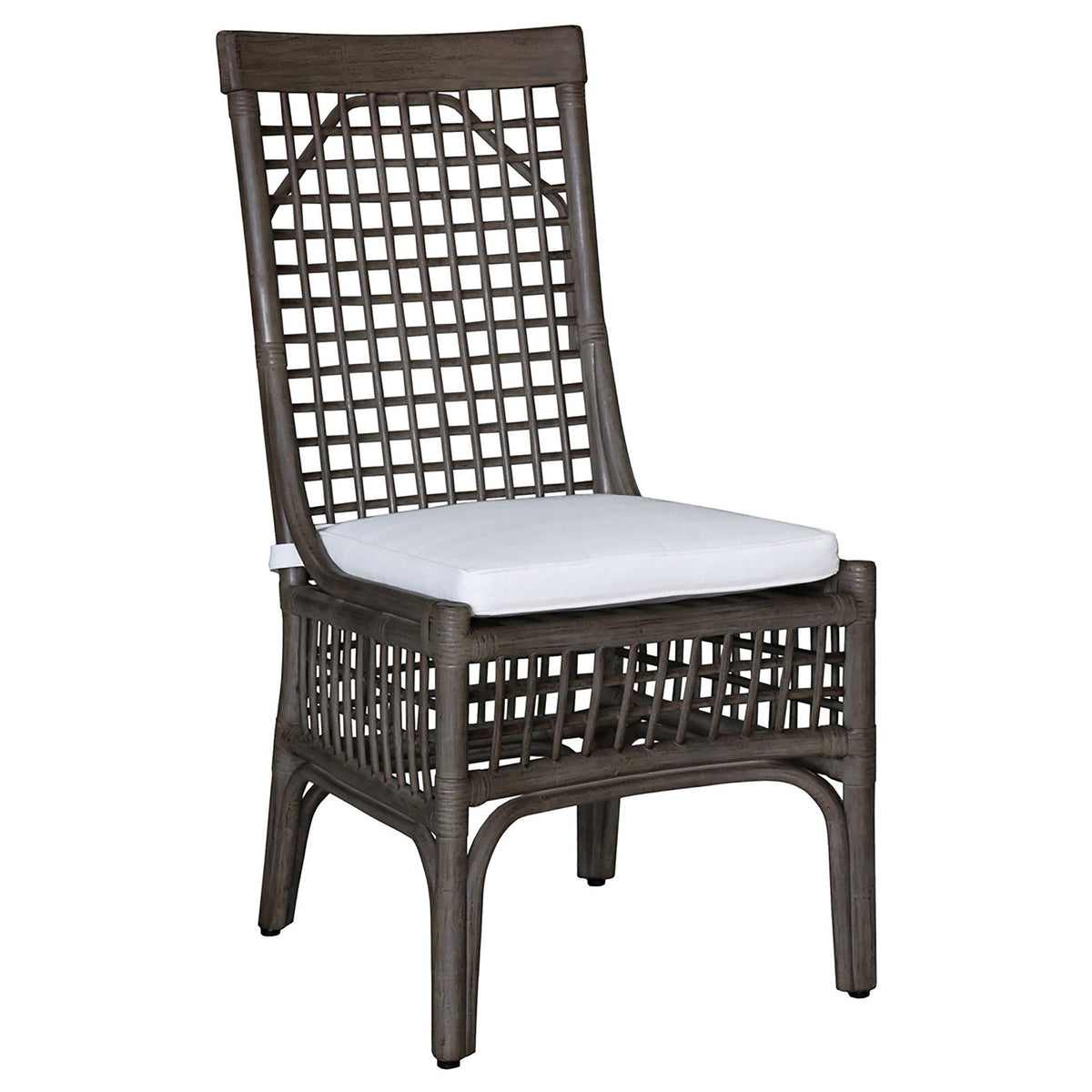 Panama Jack Sunroom Millbrook Side Chair with Cushion PJS-7001-KBU-SC - BetterPatio.com