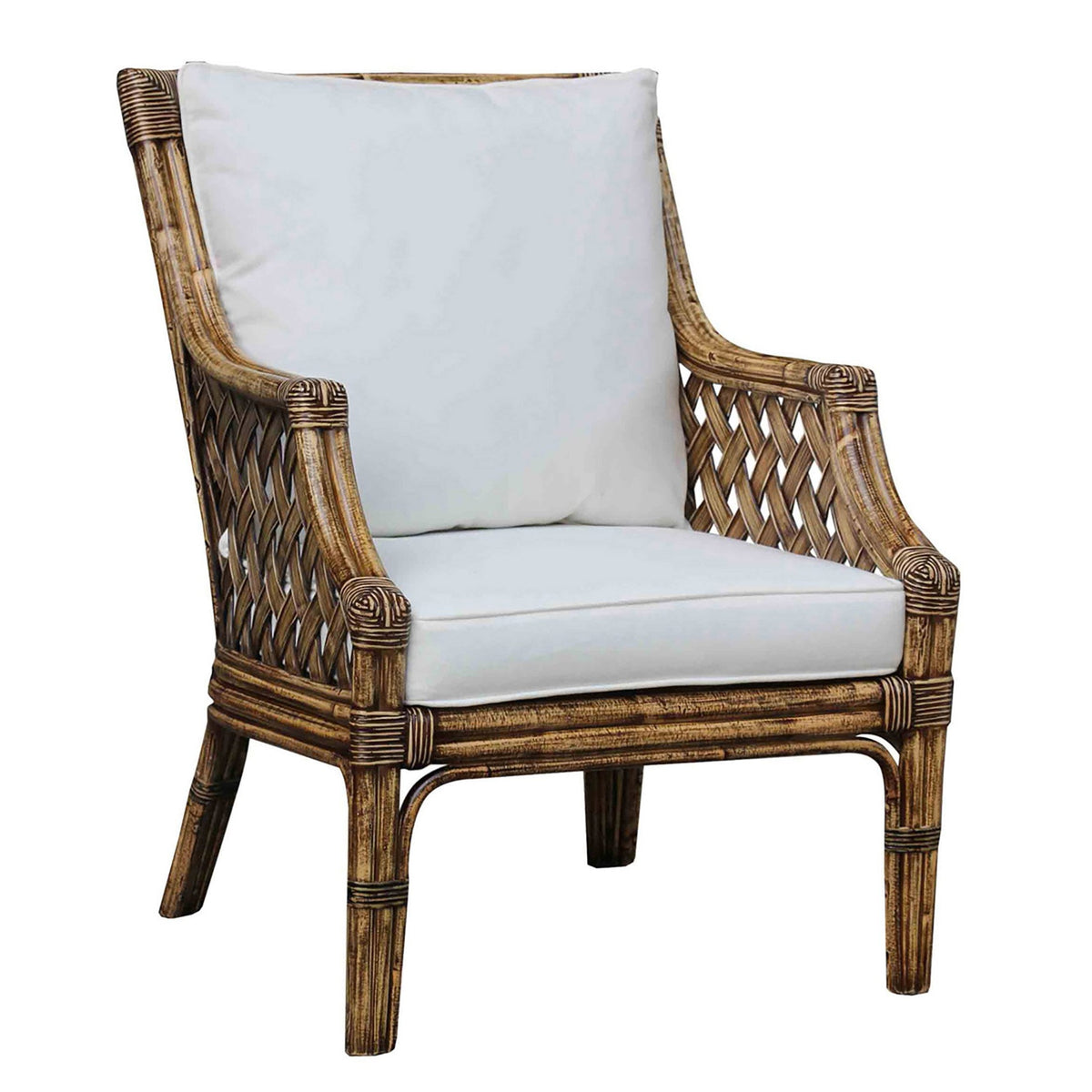 Panama Jack Sunroom Old Havana Lounge chair with Cushions PJS-8001-HON-LC - BetterPatio.com