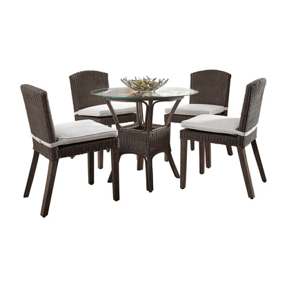 Panama Jack Sunroom Playa Largo 6 PC Dining Set with Cushions PJS-9001-GRY-6PD - BetterPatio.com