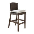 Panama Jack Sunroom Playa Largo Barstool with Cushion PJS-9001-GRY-BS