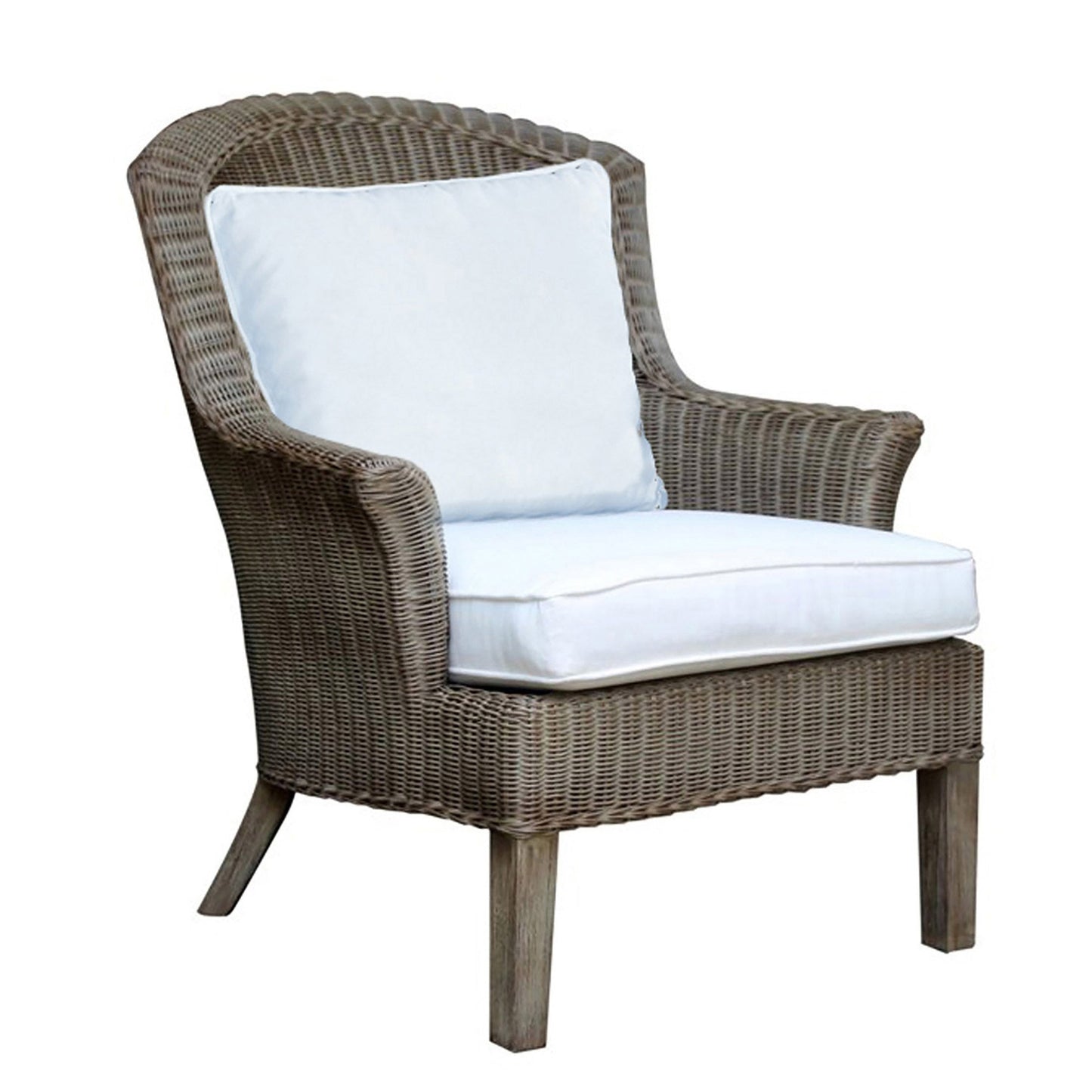 Panama Jack Sunroom Playa Largo Lounge chair with Cushions PJS-9001-GRY-LC - BetterPatio.com