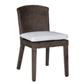 Panama Jack Sunroom Playa Largo Side Chair with Cushion PJS-9001-GRY-SC