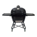 Primo Ceramic Grills Oval X-Large Charcoal All-In-One (Heavy-Duty Stand, Side Shelves, Ash Tool and Grate Lifter)