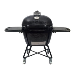 Primo Ceramic Grills Oval X-Large Charcoal All-In-One (Heavy-Duty Stand, Side Shelves, Ash Tool and Grate Lifter)
