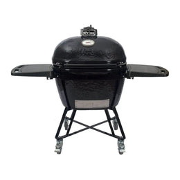 Primo Ceramic Grills Oval X-Large Charcoal All-In-One (Heavy-Duty Stand, Side Shelves, Ash Tool and Grate Lifter)