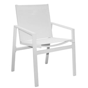 Panama Jack Mykonos Stackable Armchair PJO-2401-WHT-AC - BetterPatio.com