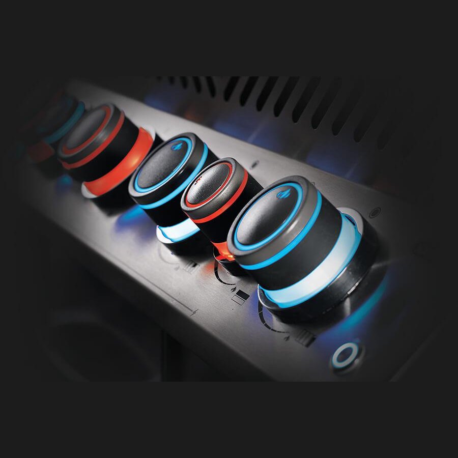 Napoleon Prestige 665 - Safety glow control knobs illuminated