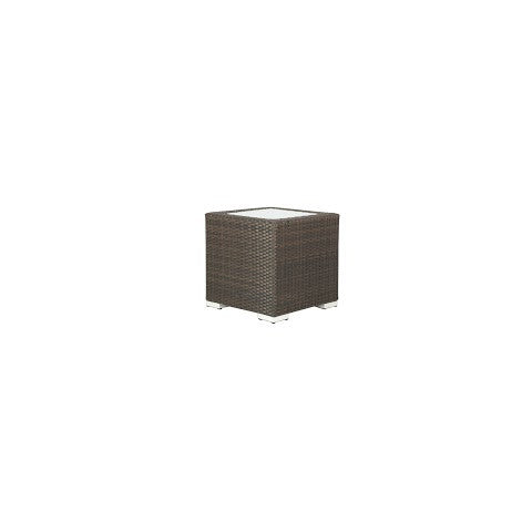 Source Furniture Lucaya Square End Table, Espresso - BetterPatio.com