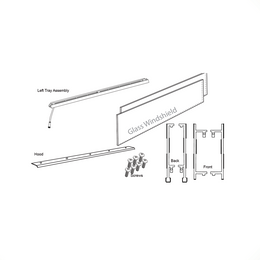 RCS 36 Inch Cedar Creek Fireplace See-Thru Kit